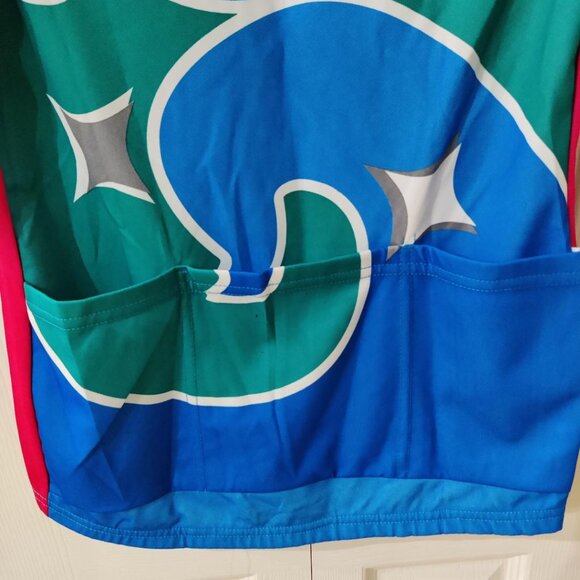 Nashbar Women's Multi-Colored Short Sleeve Polyester Cycling Jersey Medium - Picture 5 of 6